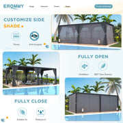 Erommy 12x24 Pergola interior lifestyle