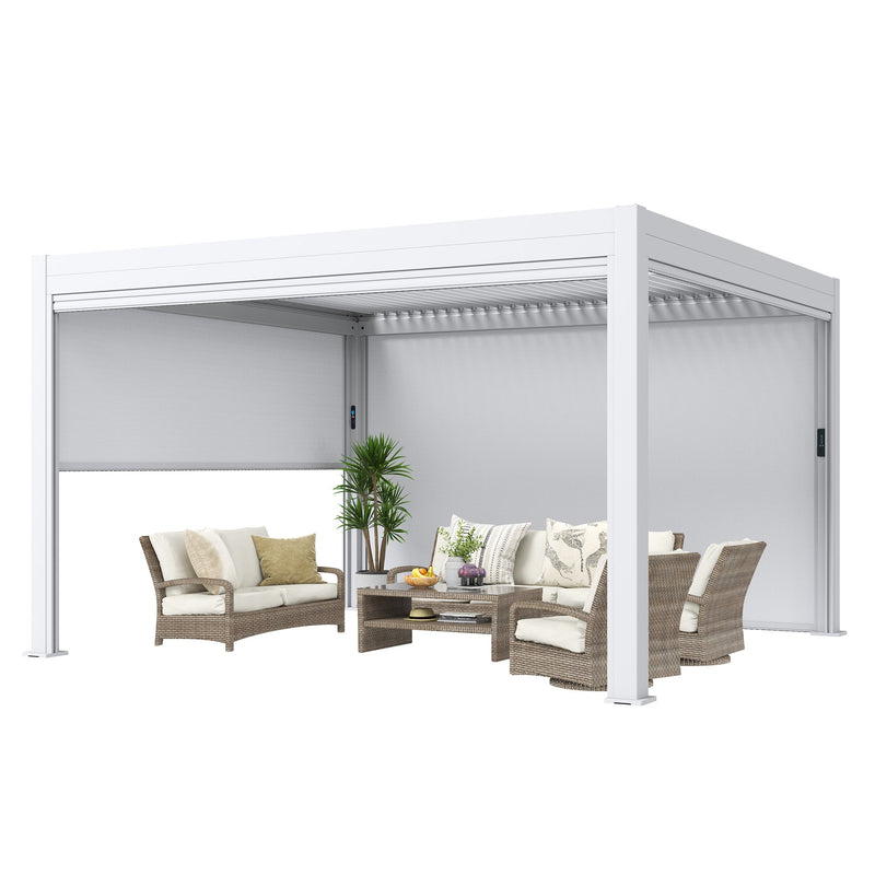 Erommy 10x13 Electric Pergola lifestyle backyard