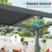 Erommy 10x13 Smart Electric Pergola backyard lifestyle