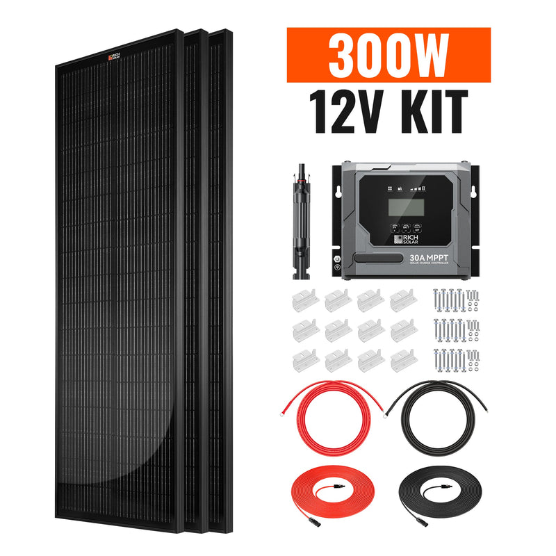 300W Slim Van Solar Kit