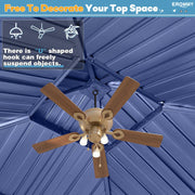 Erommy 10x12 Blue Gazebo netting