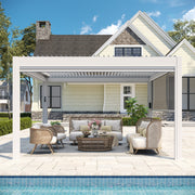 Erommy 10x13 Electric Pergola drainage system