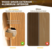 Erommy 12x20 Wood Grain Pergola netting