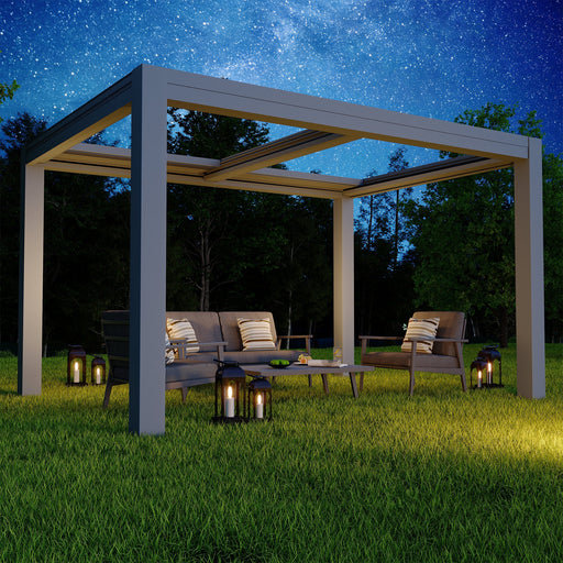Erommy 10x13 Smart Electric Pergola exterior view