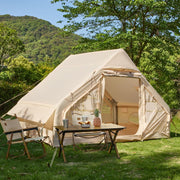 Erommy 4-Person Oxford Inflatable Camping House – 6.8x9.8x6.5ft