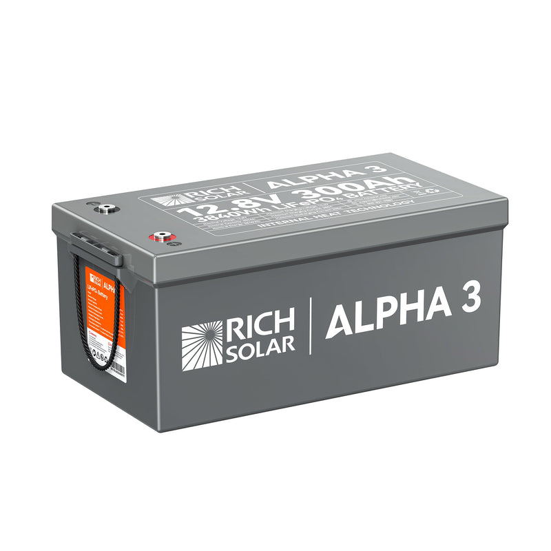 Rich Solar ALPHA 3 12V 300Ah LiFePO4 Lithium Battery