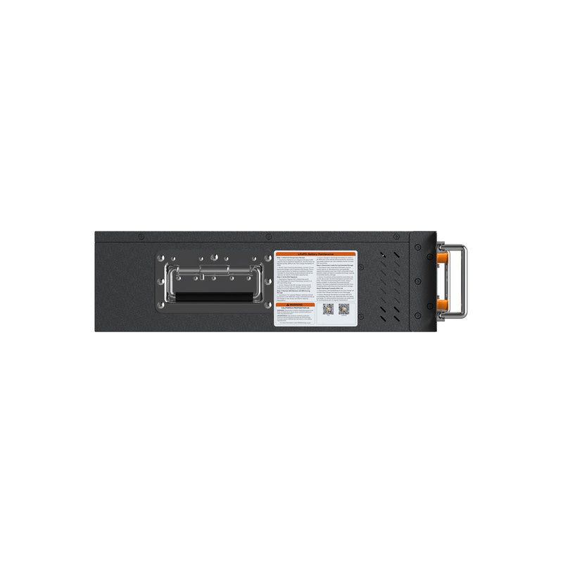 Rich Solar ALPHA 5 PRO Server Rack Battery Side View