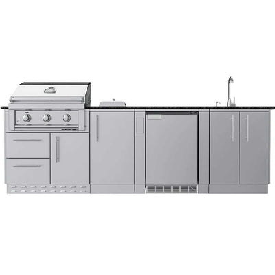Sunstone THE BRAZOS 9FT Outdoor Kitchen Island Package