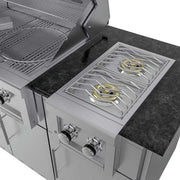 Sunstone THE CAPRICE - side burner with brass burners