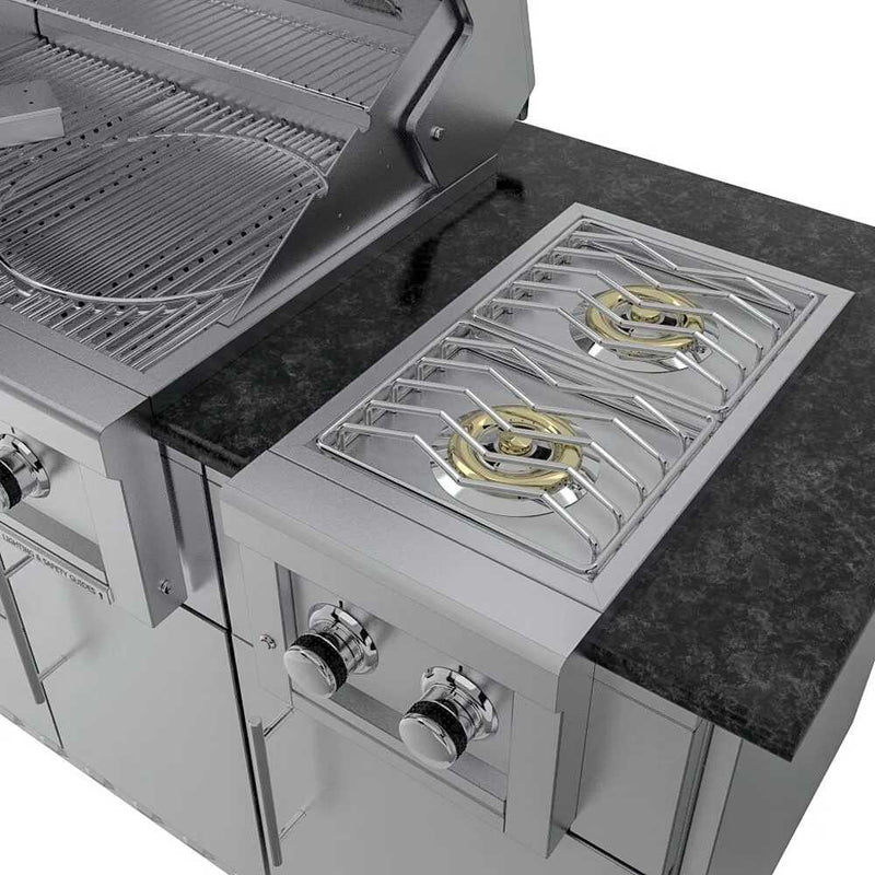 Sunstone THE CAPRICE - side burner with brass burners