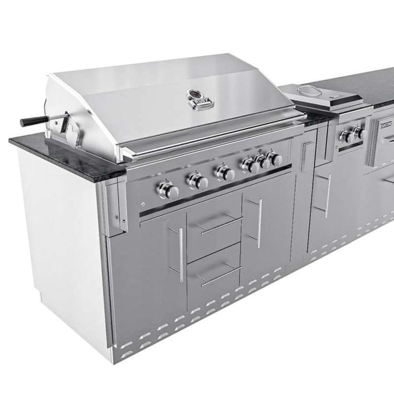 Sunstone THE FRENCH QUARTER - closed grill and side burner