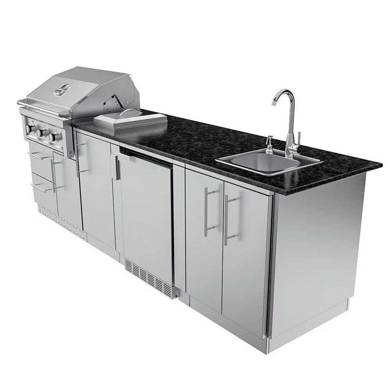 Sunstone THE BRAZOS - sink, faucet and countertop
