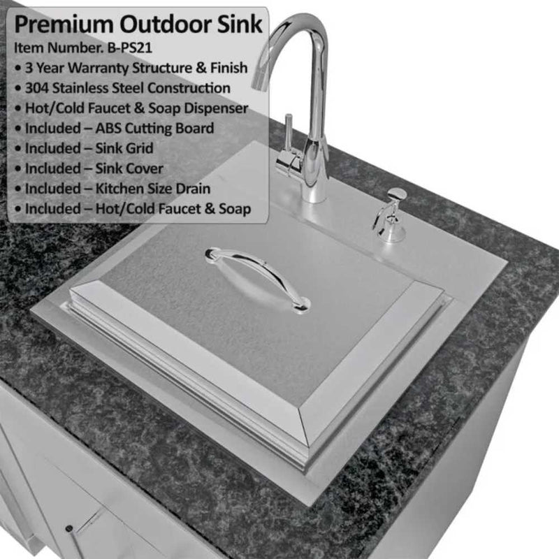 Sunstone THE HOUSTON - premium outdoor sink