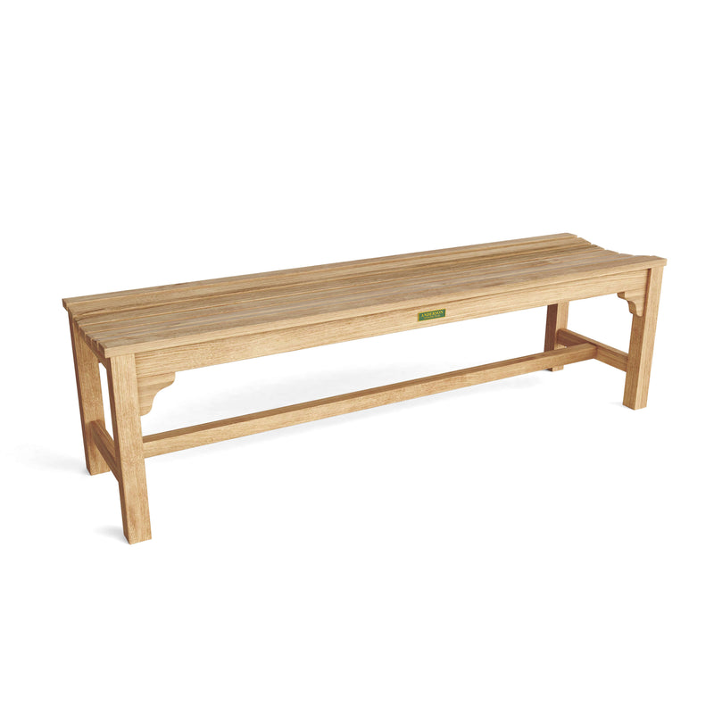 Hampton 3-Seater Backless Bench - view 4