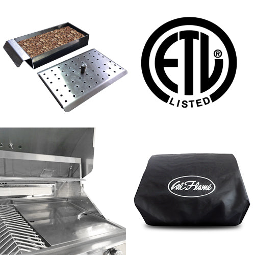 Cal Flame P-Series 5-Burner detail