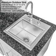 Sunstone THE FRENCH QUARTER - stainless steel sink