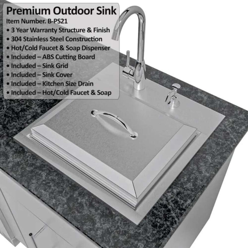 Sunstone THE TEXAS TANGO - covered sink with faucet