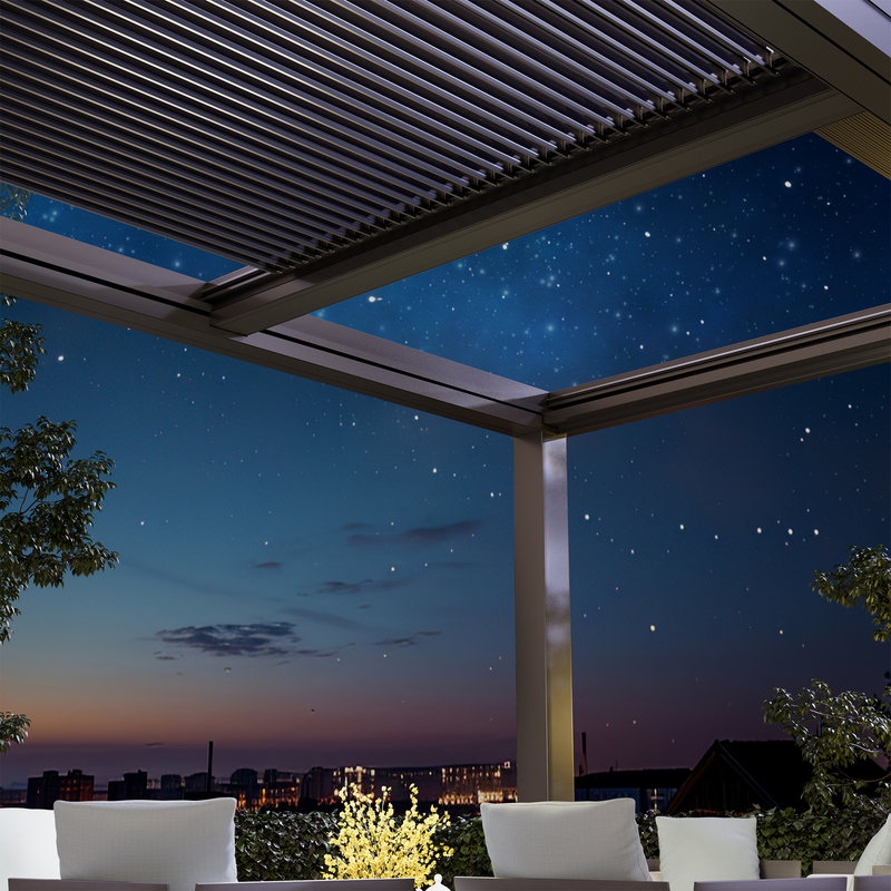 Erommy 10x13 Smart Electric Pergola 3D render