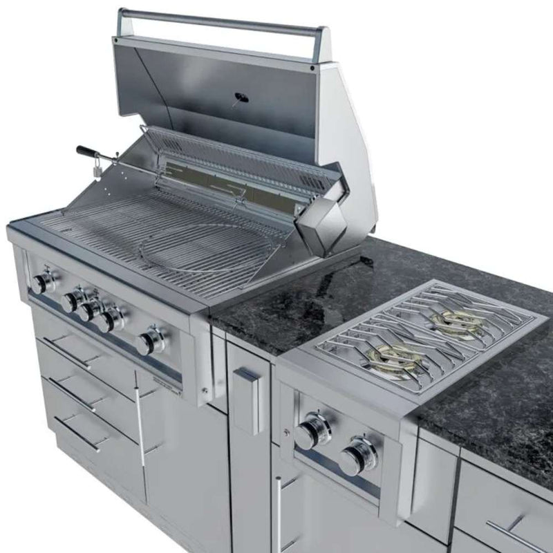 Sunstone THE SAVANNA - open grill with control knobs