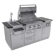 Sunstone THE CAPRICE - grill, sink, ice chest and side burners