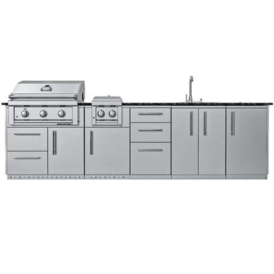 Sunstone THE MAGNOLIA 10FT ADA-Compliant Outdoor Kitchen Island Package