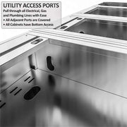 Sunstone THE MAGNOLIA - utility access ports for gas, water and electrical