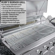 Sunstone THE GULF BREEZE - main grill cooking surface