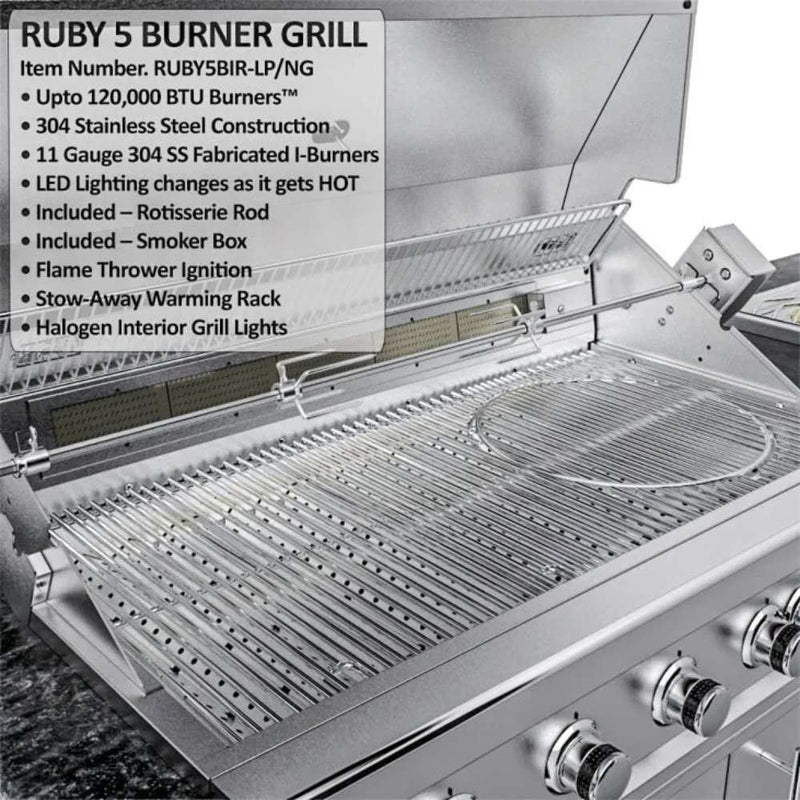 Sunstone THE GULF BREEZE - main grill cooking surface