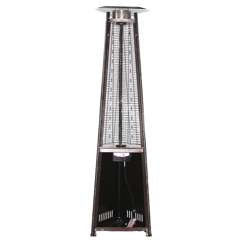 RADtec PYR-ABP 93" Pyramid Flame Propane Patio Heater - Antique Bronze Finish (41,000 BTU)
