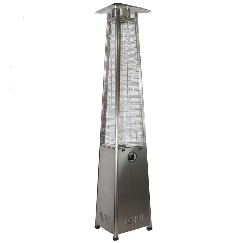 RADtec PYR-SSP 93" Pyramid Flame Propane Patio Heater - Stainless Steel Finish (41,000 BTU)