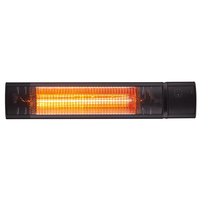RADtec G15R 25" Golden Tube Electric Patio Heater (1500W/110V)