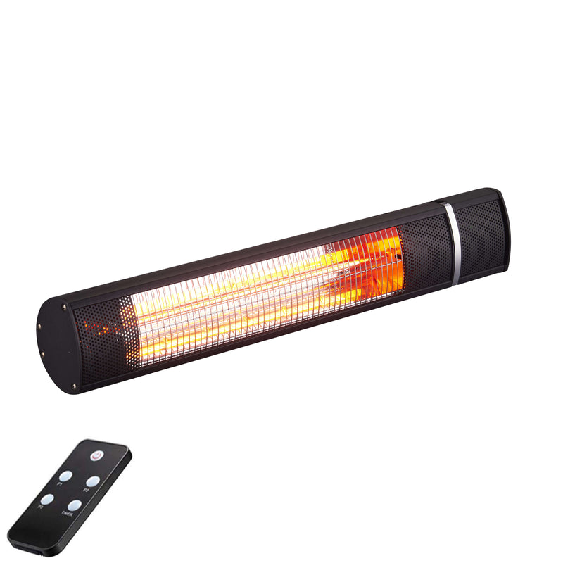 RADtec G15R 25" Golden Tube Electric Patio Heater (1500W/110V)