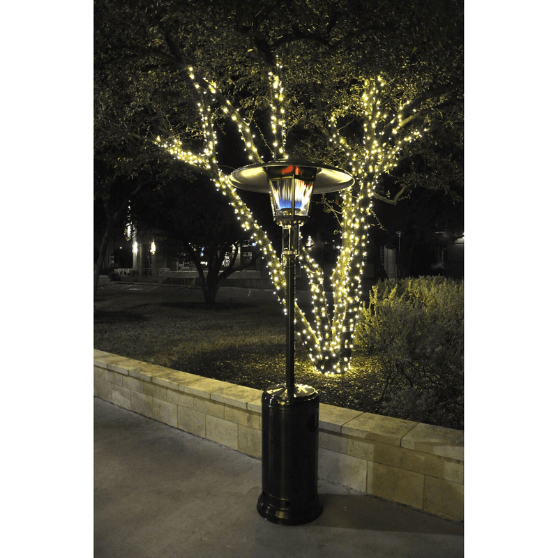 RADtec RF-SS 96" Real Flame Propane Patio Heater - Stainless Steel Finish (40,000 BTU)