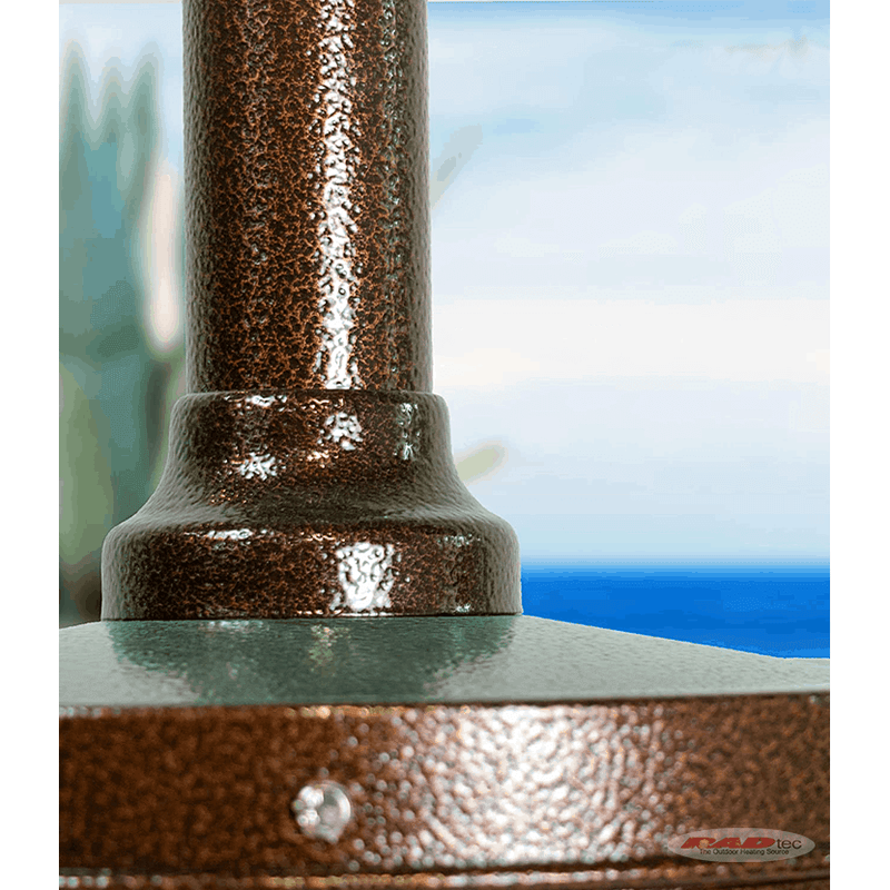RADtec RF-AB 96" Real Flame Propane Patio Heater - Antique Bronze Finish (40,000 BTU)