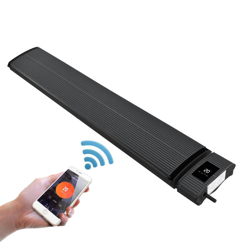 RADtec E24RW 63" WiFi Smart Controlled Zero Light Patio Heater (2400W/220V)