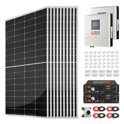 2500W 48V 240VAC Solar Kit