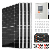 2500W 48V 120VAC Solar Kit