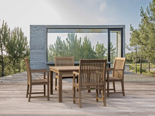 Windsor Chicago Teak Outdoor Dining Table Set - view 1