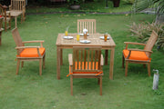 Windsor Brianna Teak Outdoor Dining Table Set - view 6