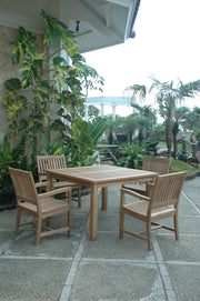 Windsor Rialto Armchair Teak Outdoor Dining Set - view 2