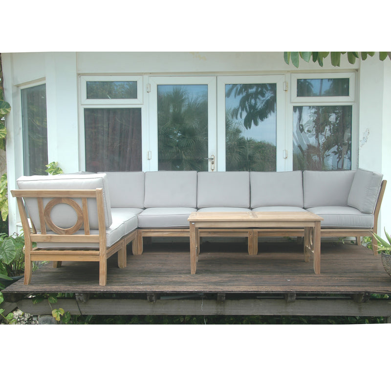 Natsepa Teak Outdoor Modular Set - view 6