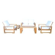 Capistrano Teak Outdoor Deep Seating Loveseat Collection - view 5