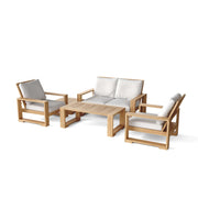 Capistrano Teak Outdoor Deep Seating Loveseat Collection - view 2