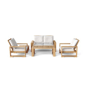 Capistrano Teak Outdoor Deep Seating Loveseat Collection - view 3