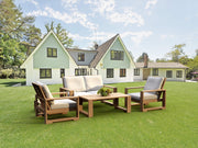 Capistrano Teak Outdoor Deep Seating Loveseat Collection - view 1