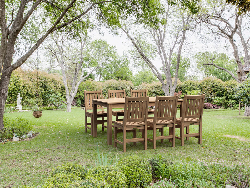 Sonoma Teak Outdoor Rectangular Dining Set - view 1