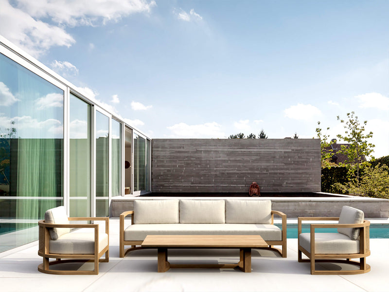 Junus Teak Outdoor Deep Seating Set - view 1