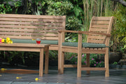 Victoria Montage Teak Outdoor Conversation Set - view 6