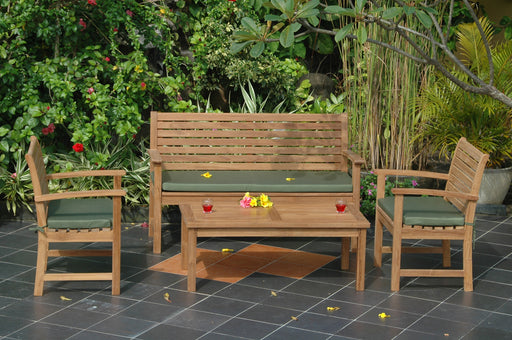 Victoria Montage Teak Outdoor Conversation Set - view 1