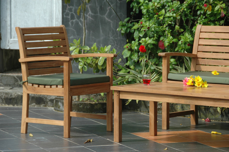 Victoria Montage Teak Outdoor Conversation Set - view 3